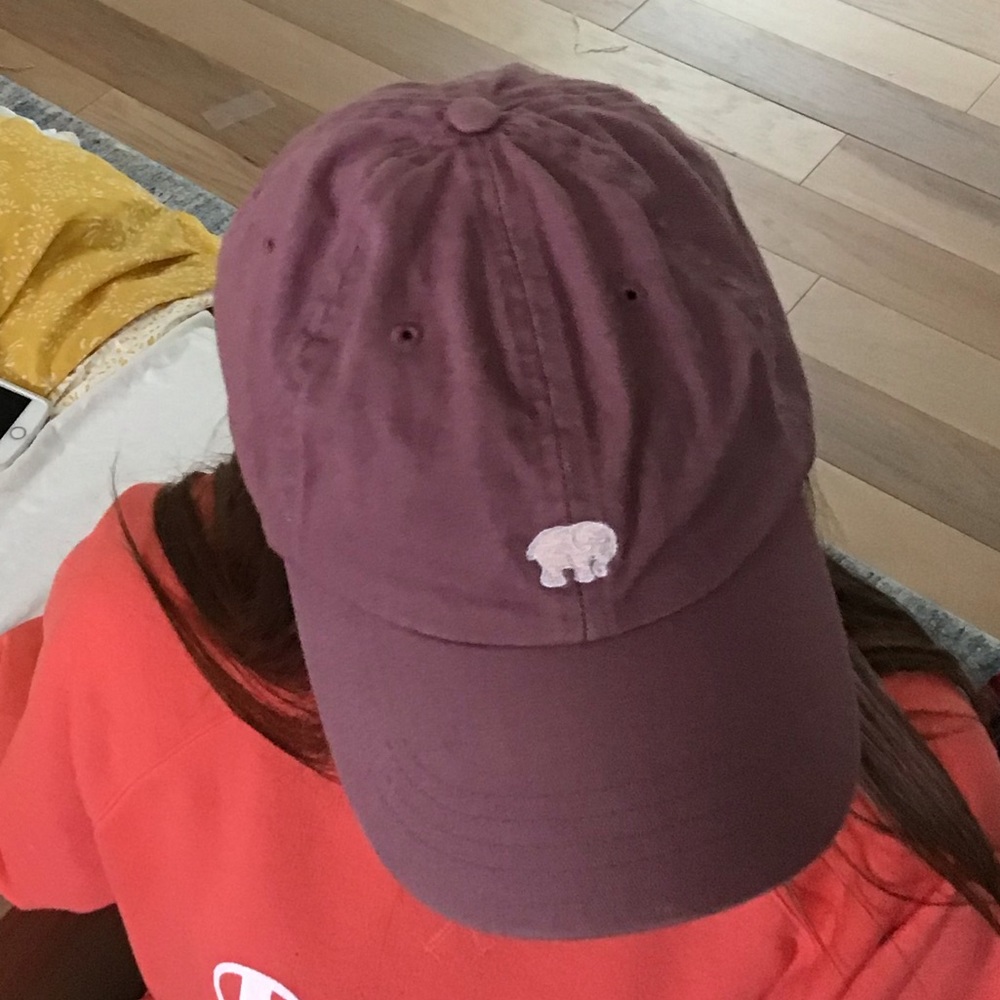 Purple ivory Ella hat